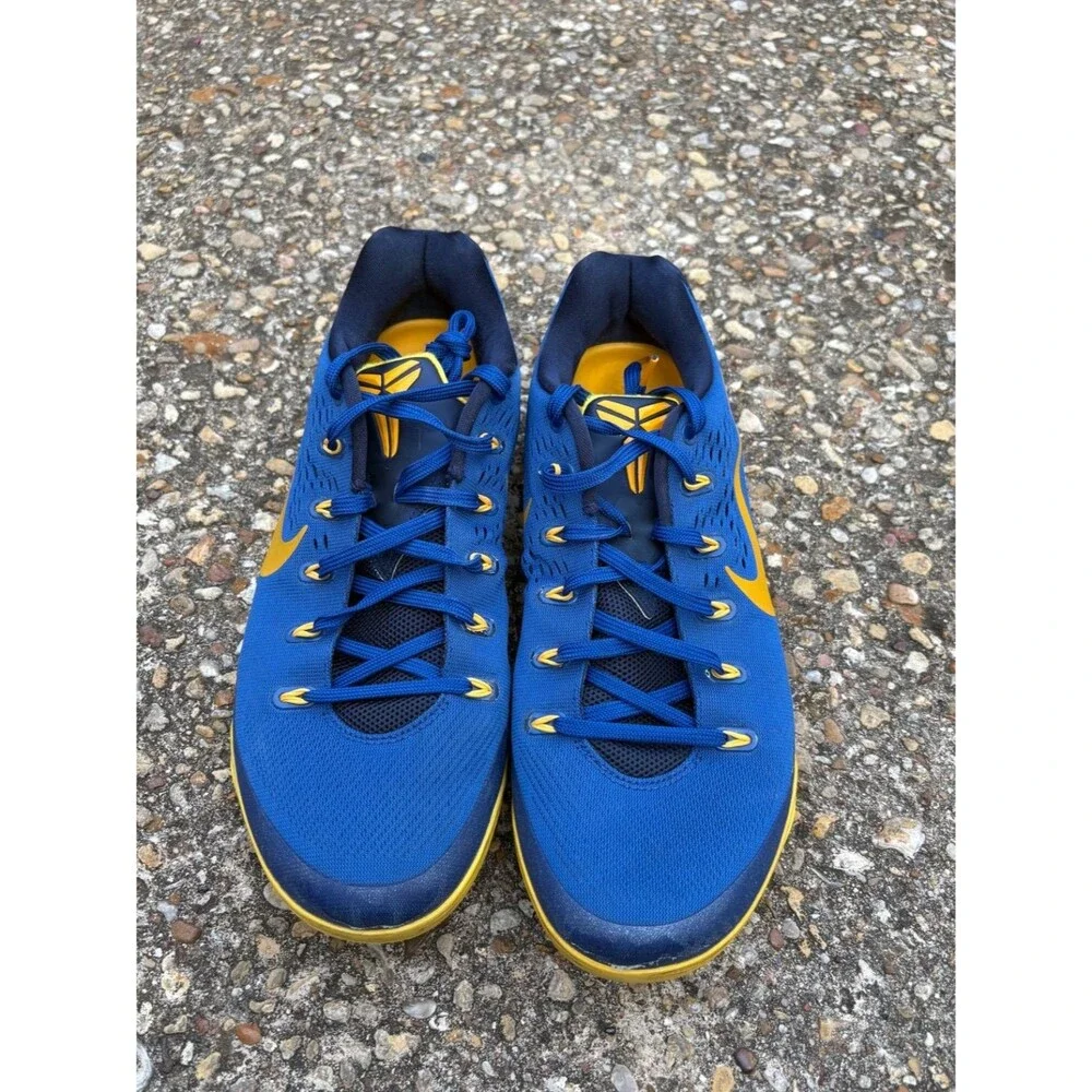 Nike Kobe 9 EM Gym Blue University Gold Mens Basketball Shoes 646701-474 US 13